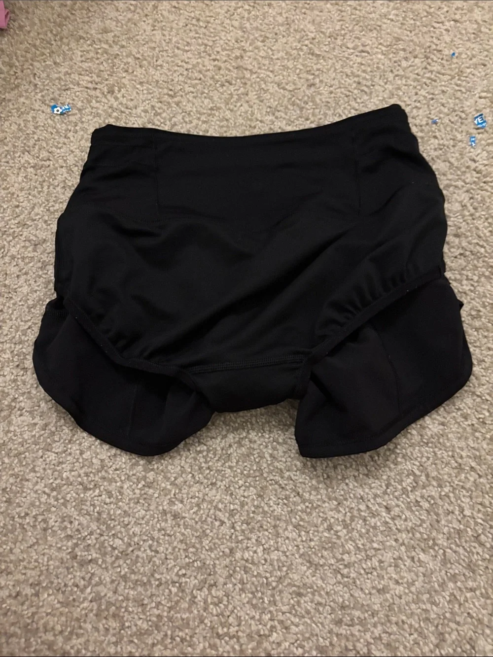 Lululemon black speed up shorts